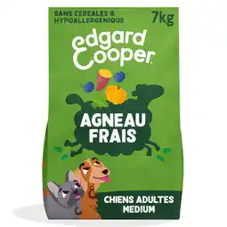 Zooplus Edgard & Cooper Medium Adult Hond Lam graanvrij - 7 kg aanbieding