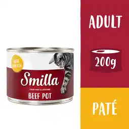 Zooplus Smilla Rundvlees 6 x 200g Kattenvoer - Rund met Kip aanbieding