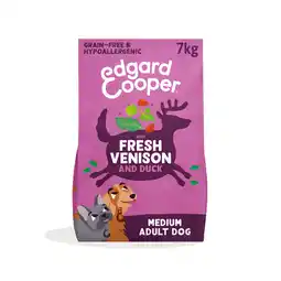 Zooplus Edgard & Cooper Medium Adult Hond Wild & Eend graanvrij - 7 kg aanbieding