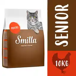 Zooplus 10kg Senior met Gevogelte Smilla Kattenvoer aanbieding