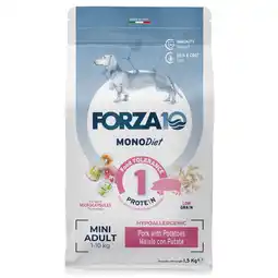 Zooplus 1.5kg Forza10 Mini Diet Graanarm met Varkensvlees & Aardappelen Droog Hondenvoer aanbieding