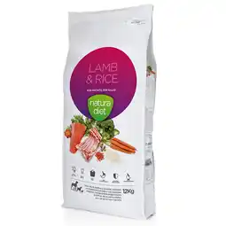 Zooplus 20% Korting! 2 x 12 kg Natura Diet droogvoer voor honden - Adult Lamb & Rice 2 x 12 kg aanbieding