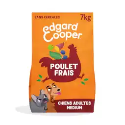 Zooplus 7kg Edgard & Cooper Adult Graanvrij Kip - Droog hondenvoer aanbieding