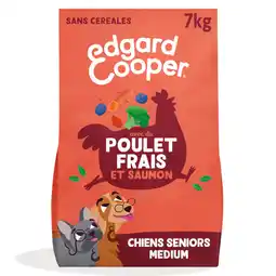 Zooplus Edgard & Cooper Medium Senior Hond Kip & Zalm graanvrij - 7 kg aanbieding