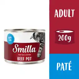 Zooplus Smilla Rundvlees 6 x 200g Kattenvoer - Rund met Vis aanbieding