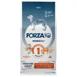 Zooplus 12kg Horse & Pea Medium & Toy Forza10 Droog hondenvoer aanbieding