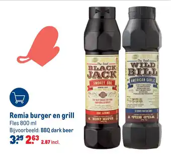 Makro Remia burger en grill aanbieding