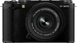 Coolblue Fujifilm X-M5 Zwart + XC 15-45mm f/3.5-5.6 OIS PZ aanbieding