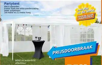 Action Partytent aanbieding