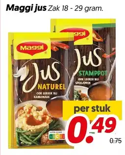 Dekamarkt Maggi jus aanbieding
