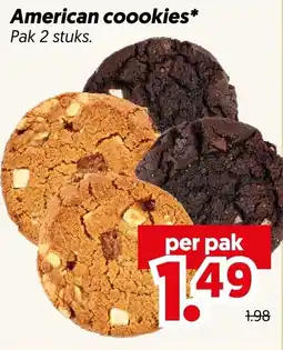Dekamarkt American coookies aanbieding