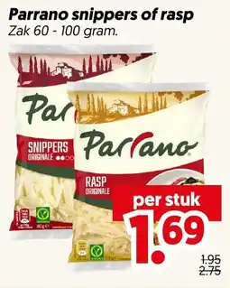 Dekamarkt Parrano snippers of rasp aanbieding