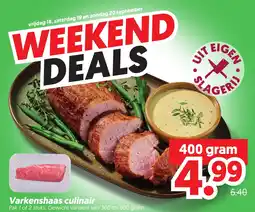 Dekamarkt Varkenshaas culinair aanbieding