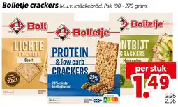 Dekamarkt Bolletje crackers aanbieding