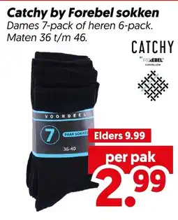 Dekamarkt Catchy by Forebel sokken aanbieding