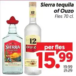 Dekamarkt Sierra tequila of Ouzo aanbieding