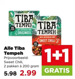 PLUS Alle tiba tempeh aanbieding