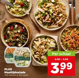PLUS Plus maaltijdsalade aanbieding