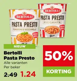 PLUS Bertolli Pasta Presto aanbieding