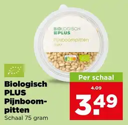 PLUS Biologisch plus pijnboom-pitten aanbieding