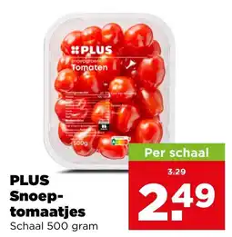 PLUS Plus snoepgroenten tomaten aanbieding
