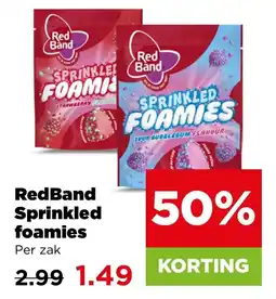 PLUS Redband sprinkled foamies aanbieding