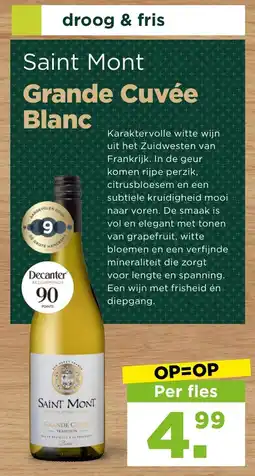 PLUS Saint mont grande cuvée blanc aanbieding