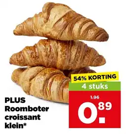 PLUS Plus roomboter croissant klein aanbieding