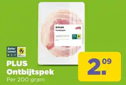 PLUS Plus ontbijtspek aanbieding