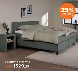 TotaalBED Boxspring Pisa vita aanbieding