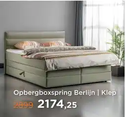TotaalBED Klep Opbergboxspring Berlijn aanbieding