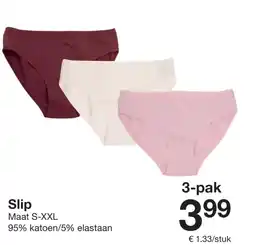 Zeeman Slip aanbieding