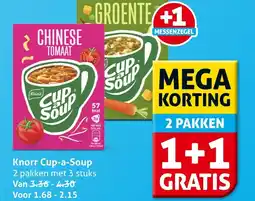 Hoogvliet Knorr Cup-a-Soup aanbieding