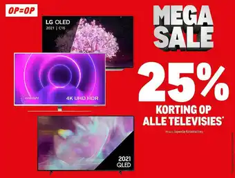 Makro Alle Televisies 25% Korting aanbieding