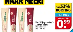 Hoogvliet Alle Van Wijngaarden's Zaanse tubes aanbieding