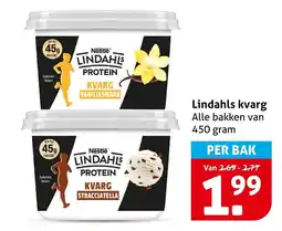 Hoogvliet Alle Lindahls kvarg aanbieding