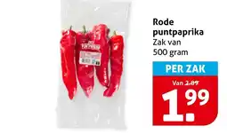 Hoogvliet Rode punt paprika aanbieding