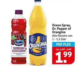 Hoogvliet Alle Ocean Spray, Dr. Pepper of Orangina aanbieding