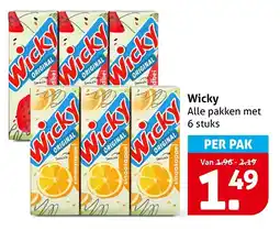 Hoogvliet Alle Wicky aanbieding