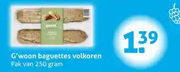 Hoogvliet G'woon baguettes volkoren aanbieding