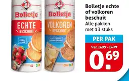 Hoogvliet Alle Bolletje beschuit aanbieding