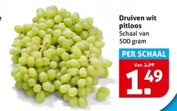 Hoogvliet Druiven wit pitloos aanbieding
