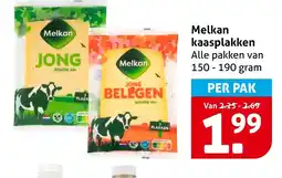 Hoogvliet Alle Melkan kaasplakken aanbieding