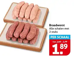 Hoogvliet Alle Braadworst aanbieding