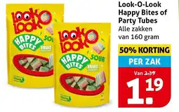 Hoogvliet Alle Look-O-Look Happy Bites of Party Tubes aanbieding