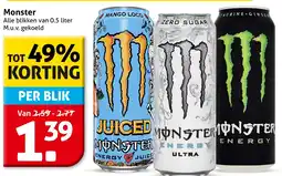 Hoogvliet Alle Monster Energy aanbieding