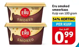 Hoogvliet Eru smoked smeerkaas aanbieding