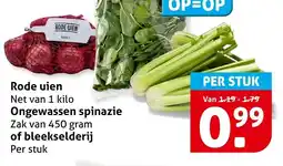 Hoogvliet Rode uien aanbieding