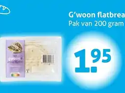 Hoogvliet G'woon flatbread aanbieding