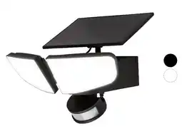 Lidl LIVARNO LED-buitenlamp op zonne-energie, met 2 spots aanbieding